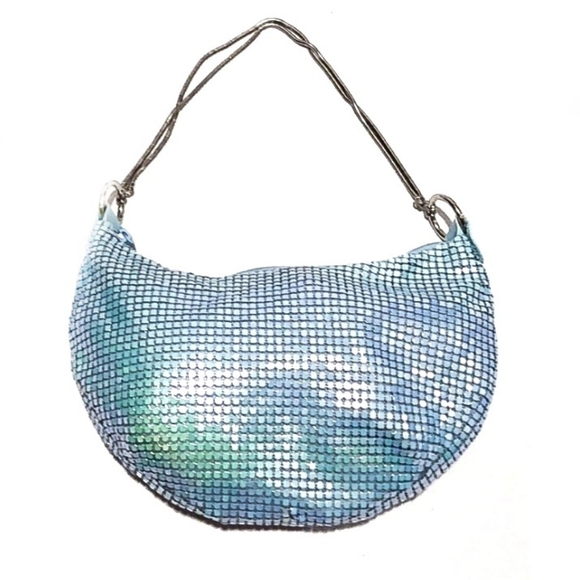 Other Handbags - Iridescent Mesh Metal Handbag